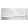 GO STEEL TAMBOUR DOOR CUPBOARD ADDITIONAL SLOTTED SHELF 900MM WHITE CHINA