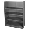 STEELCO OPEN BOOKCASE 3 SHELF 1200 X 900 X 400MM GRAPHITE RIPPLE