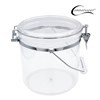 CONNOISSEUR STORAGE CANISTER WITH HANDLE ACRYLIC ROUND 45 LITRE CLEAR