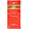 TWININGS CLASSICS ENGLISH BREAKFAST TEA BAGS PACK 50