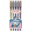 UNIBALL UM120 SIGNO GEL INK ROLLERBALL PEN 08MM NOBLE METALIC ASSORTED PACK 5