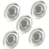 VISIONCHART GLASSBOARD SUPER STRONG MAGNETIC BUTTONS 30MM CLEAR PACK 5