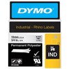 DYMO 622290 RHINO INDUSTRIAL TAPE PERMANENT POLYESTER 19MM BLACK ON CLEAR