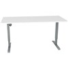 CONSET 50133 ELECTRIC HEIGHT ADJUSTABLE DESK 1800 X 800MM WHITESILVER