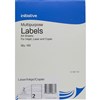 MULTIPURPOSE LABELS 2UP 65GSM 1996 X 1435MM PACK 100