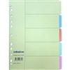 DIVIDERS MANILLA 5 TAB A4 PASTEL COLOURS