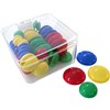 VISIONCHART MAGNETIC BUTTONS ASSORTED PACK 48