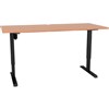 CONSET 50133 ELECTRIC HEIGHT ADJUSTABLE DESK 1500 X 800MM BEECHBLACK