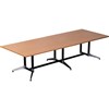 RAPIDLINE TYPHOON BOARDROOM TABLE 3200 X 1200 X 750MM BEECH