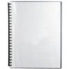 DISPLAY BOOK 20 POCKET A4 CLEARBLACK