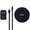 MOKI QI WIRELESS RAPIDCHARGE CHARGING PAD 10W TYPEC 30 BLACK