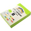 RAINBOW COLOURED A4 COPY PAPER 75GSM 500 SHEETS FLURO GREEN