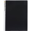 MARBIG DISPLAY BOOK NONREFILABLE INSERT COVER 20 POCKET A4 CLEARBLACK