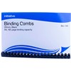 PLASTIC BINDING COMB ROUND 21 LOOP 20MM A4 BLACK BOX 100