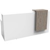 RAPIDLINE URBAN RECEPTION COUNTER 2200 X 800 X 1150MM NATURAL WHITEDRIFTWOOD