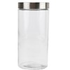 ITALPLAST GLASS FOOD CANISTER 2200ML