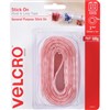 VELCRO BRAND STICKON HOOK AND LOOP TAPE 25MM X 1M WHITE