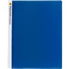MARBIG DISPLAY BOOK NONREFILABLE INSERT COVER 40 POCKET A4 CLEARBLUE