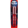 ARTLINE 200 FINELINER PEN 04MM RED PACK 2