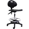 RAPIDLINE LABORATORY DRAFTING CHAIR BLACK