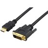 COMSOL HDMI CABLE MALE TO DVID MALE 2M BLACK