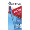 PAPERMATE INKJOY 100RT RETRACTABLE BALLPOINT PEN BLUE BOX 12