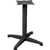RAPIDLINE 4 STAR TABLE BASE BRUSHED BLACK