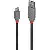 LINDY 36732 ANTHRA LINE USBA 20 TO MICROB CABLE 1M BLACK