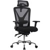 DIAMOND EXECUTIVE CHAIR HIGH MESH BACK ARMS BLACK