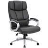 JUMBO EXECUTIVE HIGH BACK CHAIR ARMS PU BLACK
