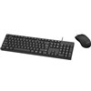 MOKI WIRED USB KEYBOARD AND MOUSE COMBO BLACK