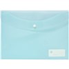 MARBIG DOCULOPE WALLET BUTTON CLOSURE PP A4 PASTEL BLUE