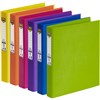 MARBIG LINEN RING BINDER PE 2D 25MM A4 ASSORTED