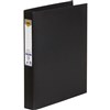 MARBIG LINEN RING BINDER PE 4D 25MM A4 BLACK