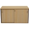 RAPID WORKER SLIDING DOOR CREDENZA 1200 X 450MM OAKIRONSTONE