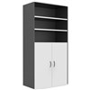 RAPID WORKER WALL UNIT LOCKABLE 1800 X 900 X 450MM WHITEIRONSTONE