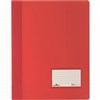 DURABLE PREMIUM FLAT FILE A4 TRANSLUSCENT RED