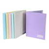MARBIG DISPLAY BOOK NONREFILLABLE 20 POCKET A4 ASSORTED