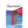 PAPERMATE INKJOY 100RT RETRACTABLE BALLPOINT PEN 10MM BUSINESS ASSORTED PACK 10