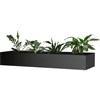 RAPIDLINE GO PLANTER BOX FOR PERFORATED CUPBOARD 1530MM BLACK