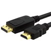 ASTROTEK DISPLAYPORT TO HDMI ADAPTER CONVERTER CABLE 2M BLACK