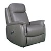 RAPIDLINE HOME ELEVATE ASCOT LIFT CHAIR DUAL MOTOR MEDIUM LEATHER DARK GREY