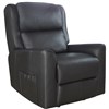 RAPIDLINE HOME ELEVATE BALTIMORE LIFT CHAIR DUAL MOTOR LARGE LEATHER BLACK