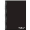 PROTEXT PREMIUM SPIRAL NOTEBOOK PP COVER 200 PAGES A5 BLACK