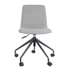 RAPIDLINE PIXEL SWIVEL 5 STAR BASE CHAIR  LIGHT GREYBLACK
