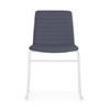 RAPIDLINE PIXEL SLED BASE CHAIR FRENCH NAVYWHITE