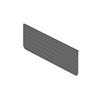 RAPIDLINE ARCH PERFORATED MODESTY PANEL 1000 X 300 X 20MM BLACK