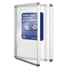 VISIONCHART NOTICECASE NEO HINGED DOOR A0 1200 X 900MM WHITREBOARD MAGNETIC SURFACE