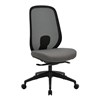 BURO FORCE ERGONOMIC OFFICE CHAIR BLACK FRAME GREY SEAT