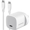 COMSOL USBC WALL CHARGER 30W  15M USBC TO C CABLE WHITE